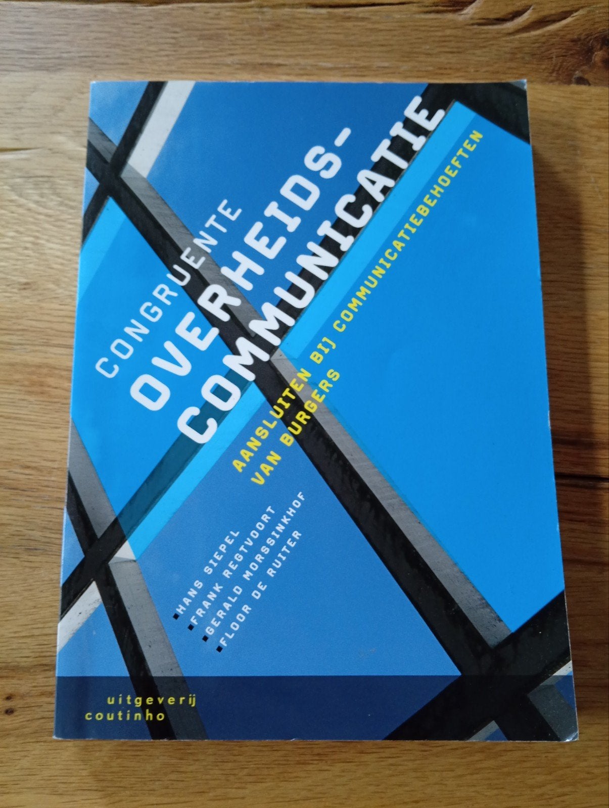 Congruente Overheidscommunicatie - hans siepel, Zo goed als nieuw, Gamma, HBO, Ophalen of Verzenden