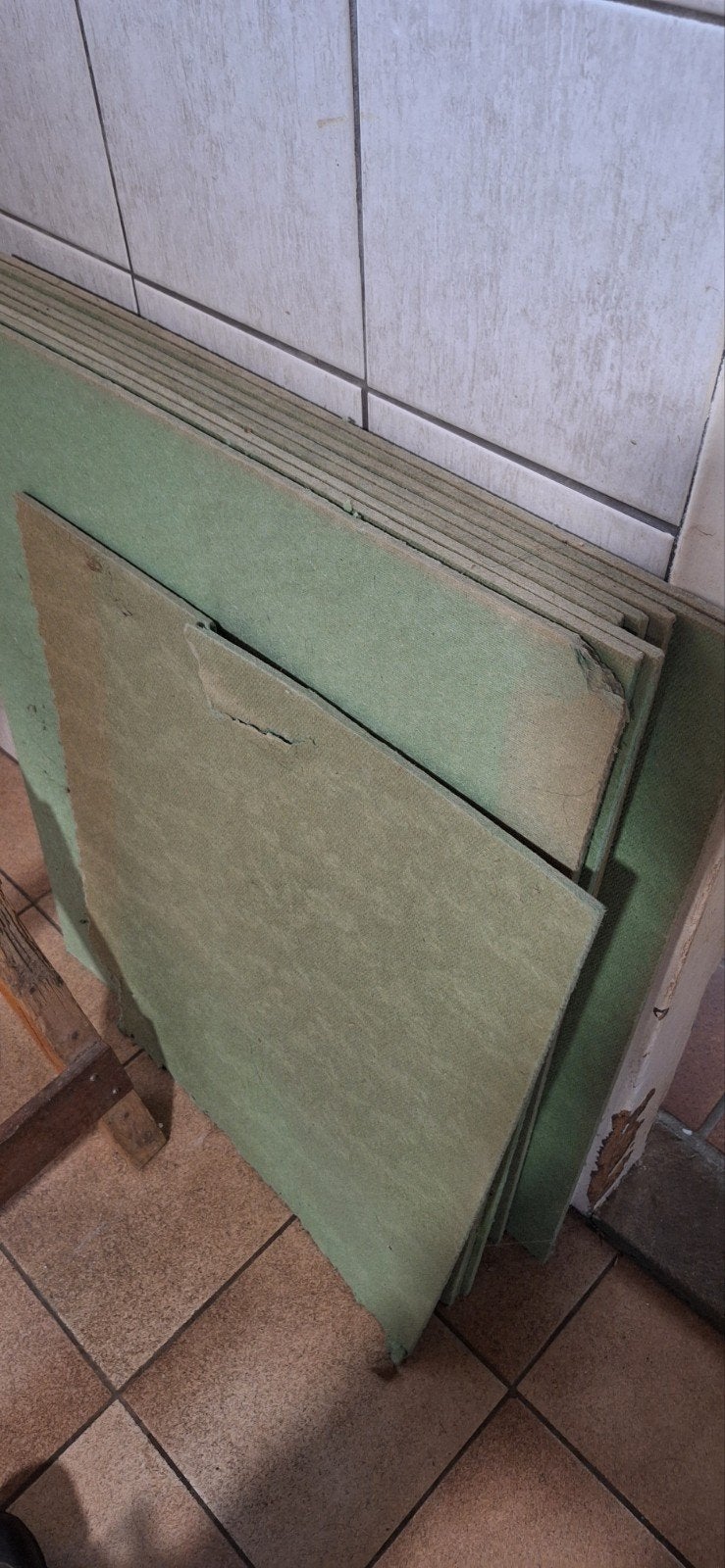 Ondervloer platen 60x79cm (8 hele, 1 versneden), Ophalen, Gebruikt, Overige materialen, Minder dan 20 mm