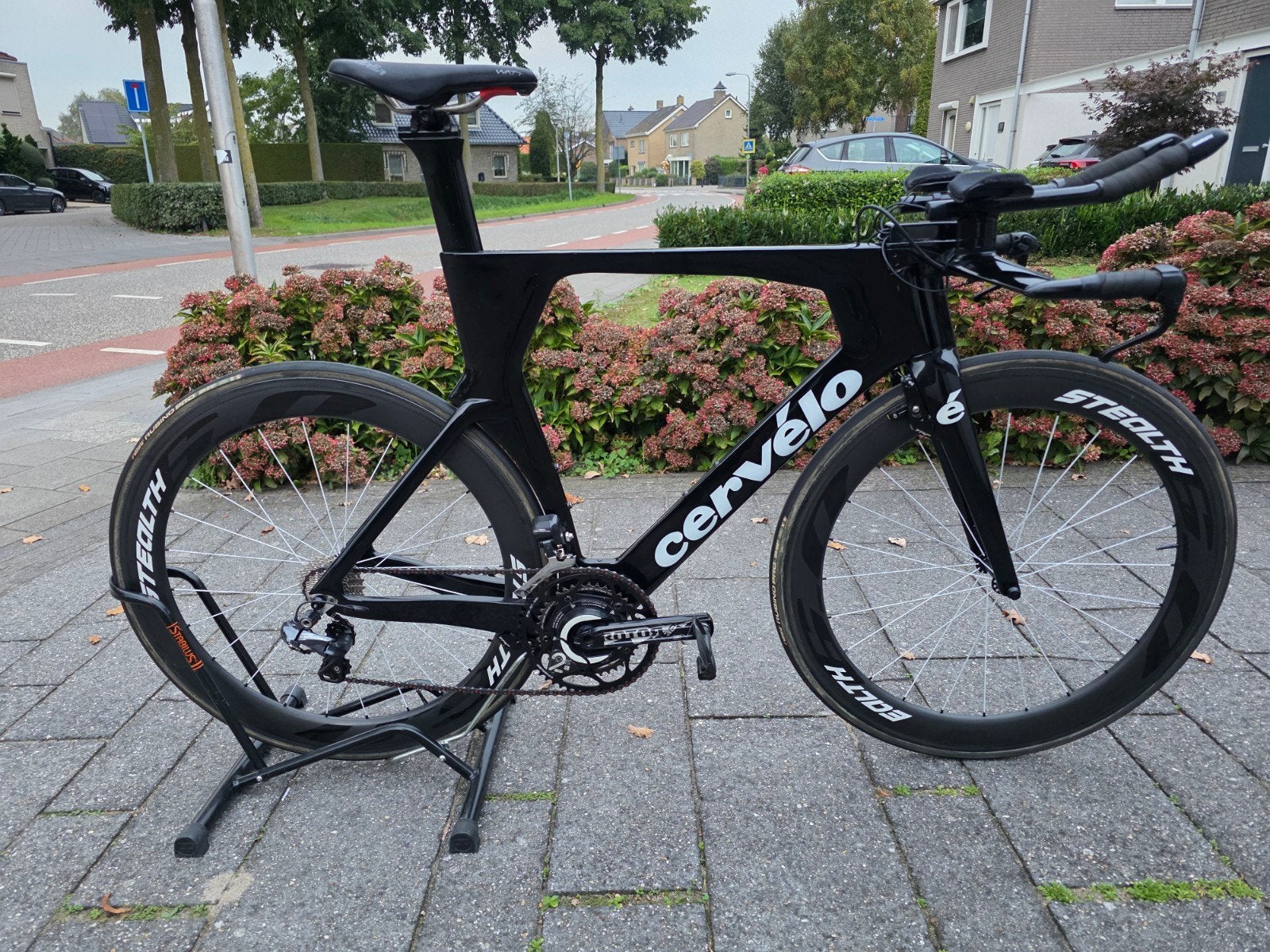 Tijdritfiets - Ultegra Di2, Rotor Powermeter, Carbon Wielen, Ophalen, 28 inch, Gebruikt, Carbon