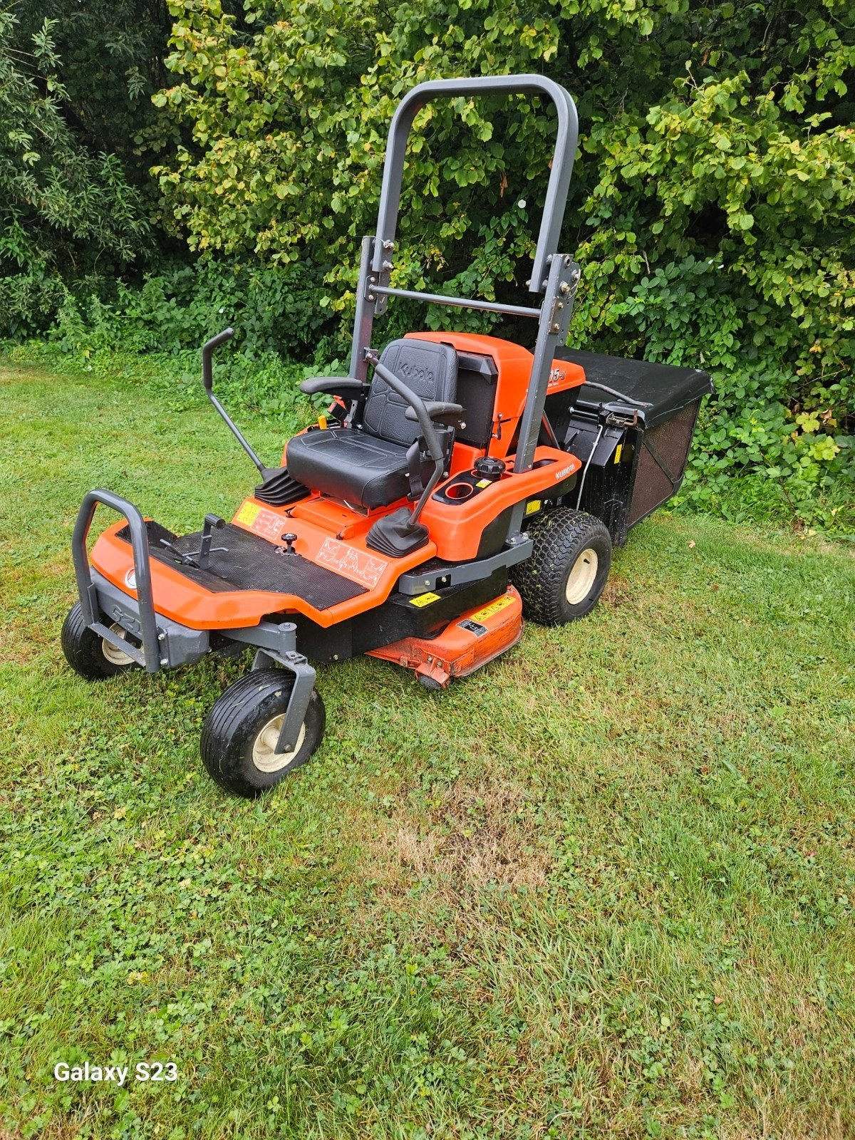 kubota gzd 15 diesel zitmaaier hst grasmaaier zero turn, Ophalen of Verzenden, Gebruikt, Opvangbak, 120 cm of meer
