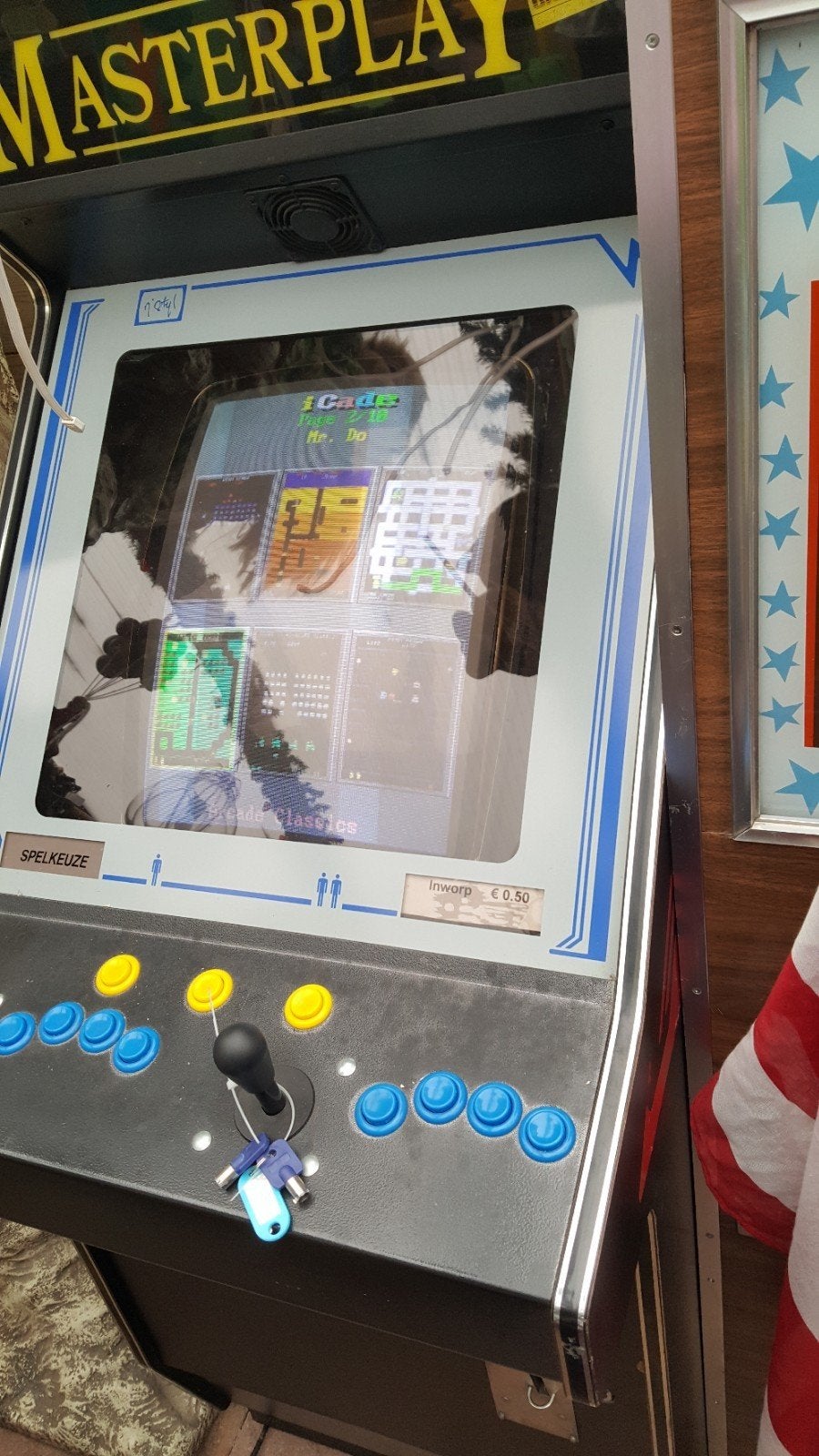Vintage arcadekast, Ophalen, Zo goed als nieuw
