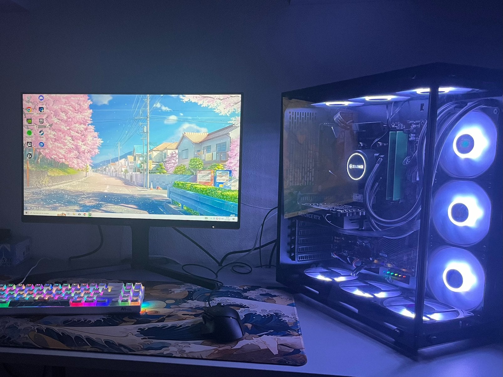 GAMING PC (RTX 4060, RYZEN 7 5800x), Ophalen of Verzenden, Zo goed als nieuw, Gaming, SSD