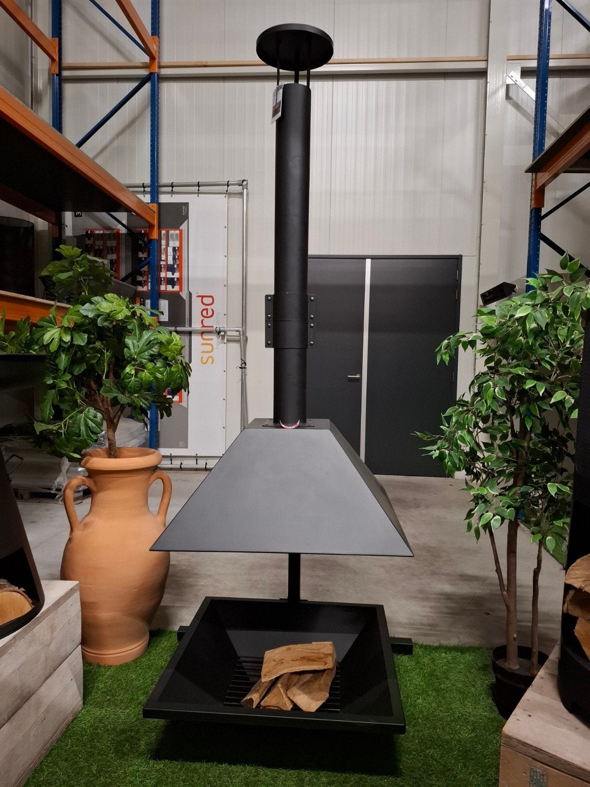 Grote Design Vuurhaard - Magazijnuitverkoop!, Ophalen, Nieuw, Vuurkorf