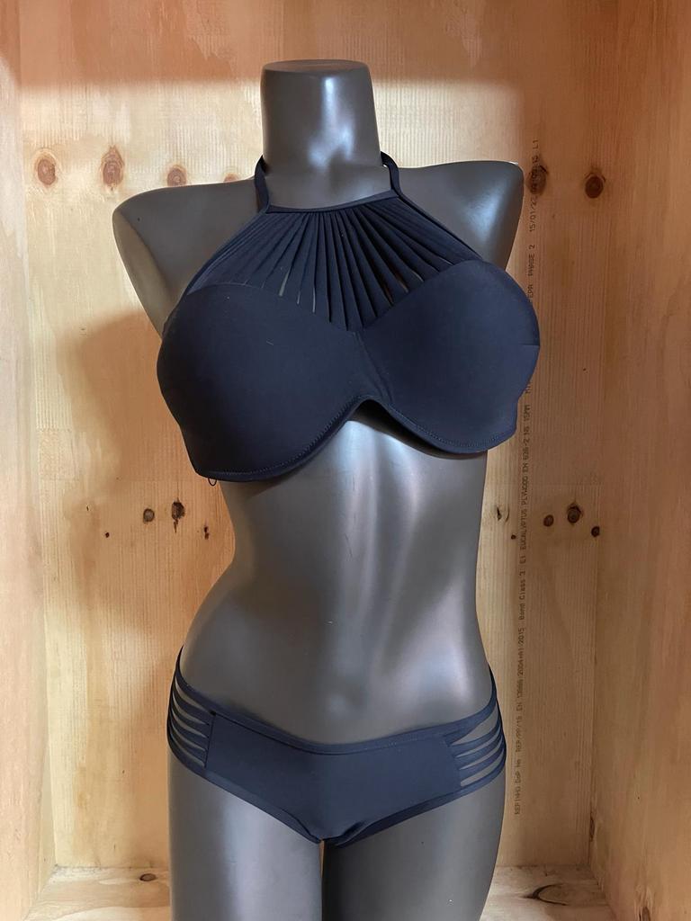 Magistral halter bikini top 40c en slip 38, Verzenden, Nieuw, Zwart, Bikini