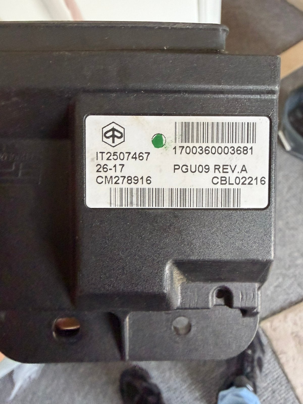 Ecu orgineel piaggio vespa/zip, Ophalen of Verzenden, Gebruikt