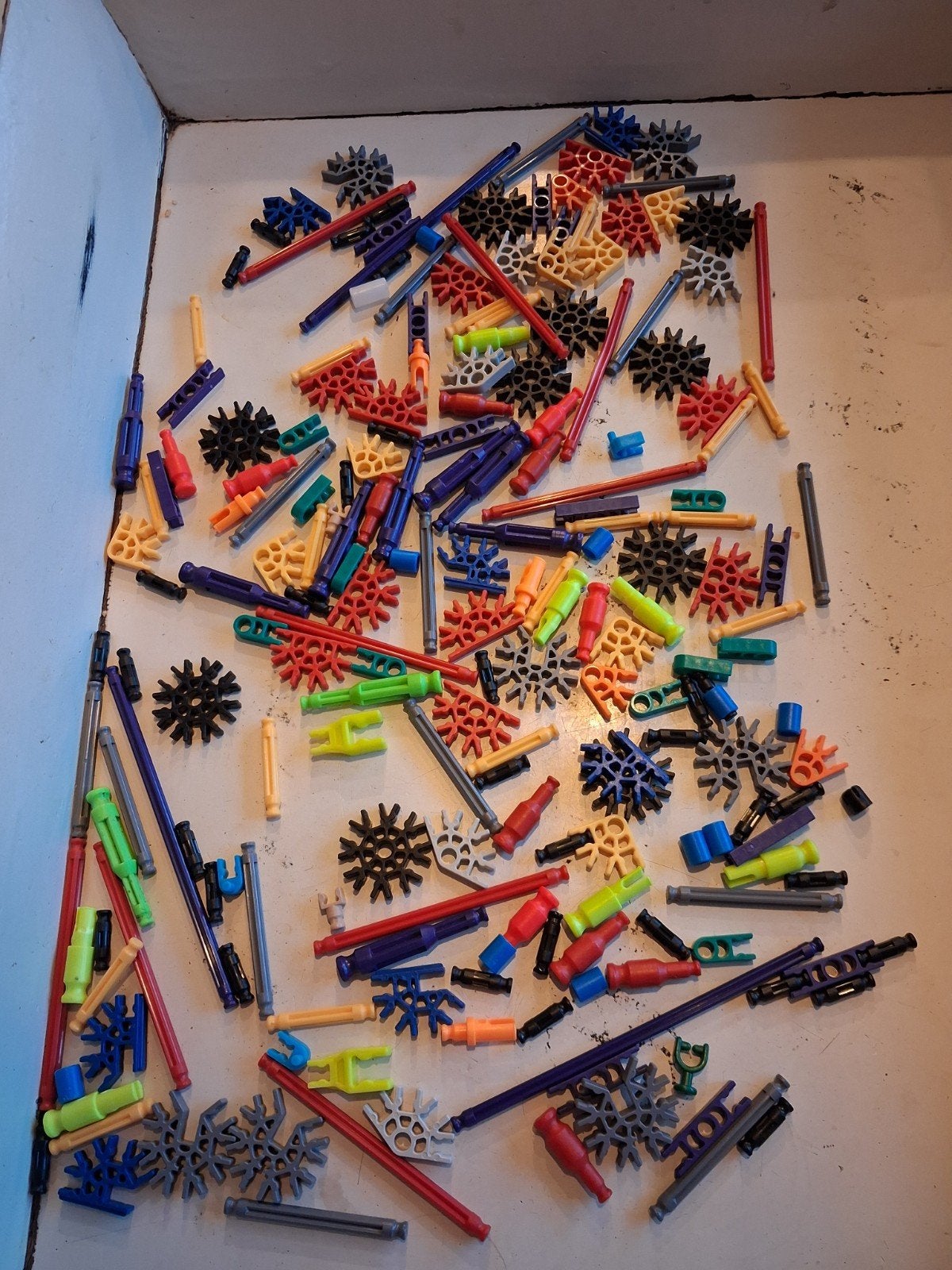 Knexx onderdelen van miniknexx met knex opbergdoos, Ophalen of Verzenden, Zo goed als nieuw, K'nex