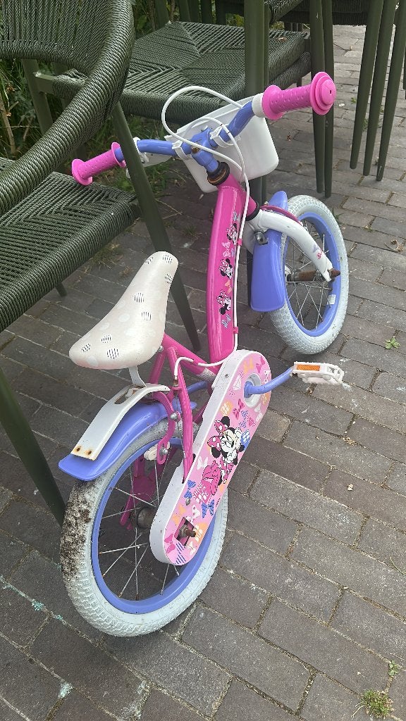 Kinderfiets, Fietsen en Brommers, Fietsen | Kinderfietsjes, Ophalen, Gebruikt, Velgrem, Minder dan 16 inch