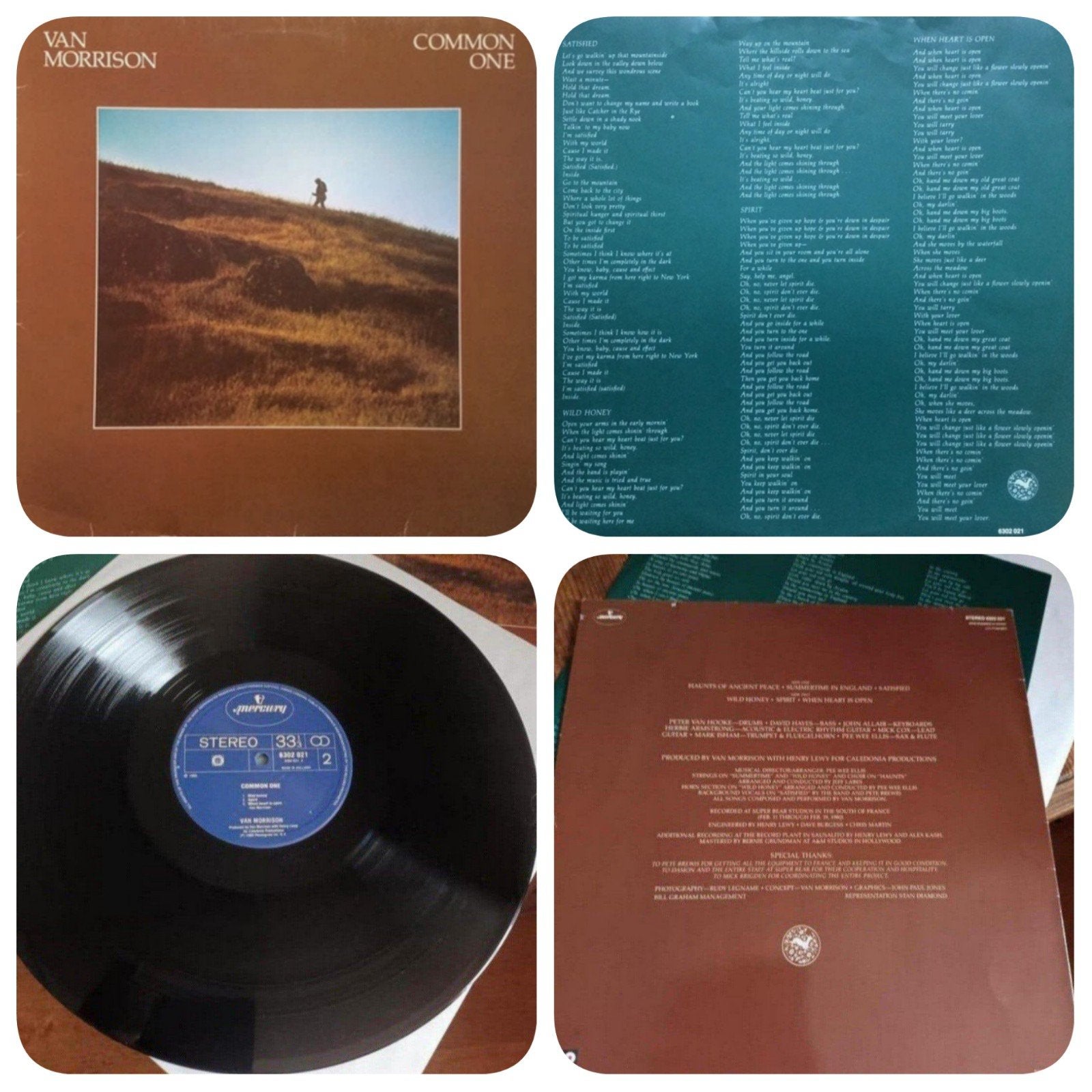 Van Morrison - Common One 1980/ LP + INNER /VG+, Ophalen of Verzenden, Gebruikt, 12 inch, Poprock