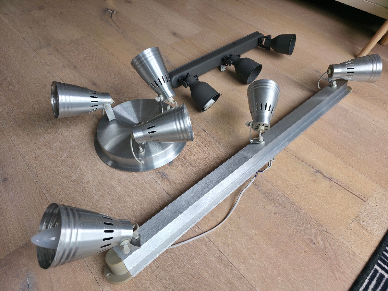 IKEA Krämare Lamp Armatuur 3 spots - Modern Industrieel, Metaal, Gebruikt, Industrieel, E14 (klein)