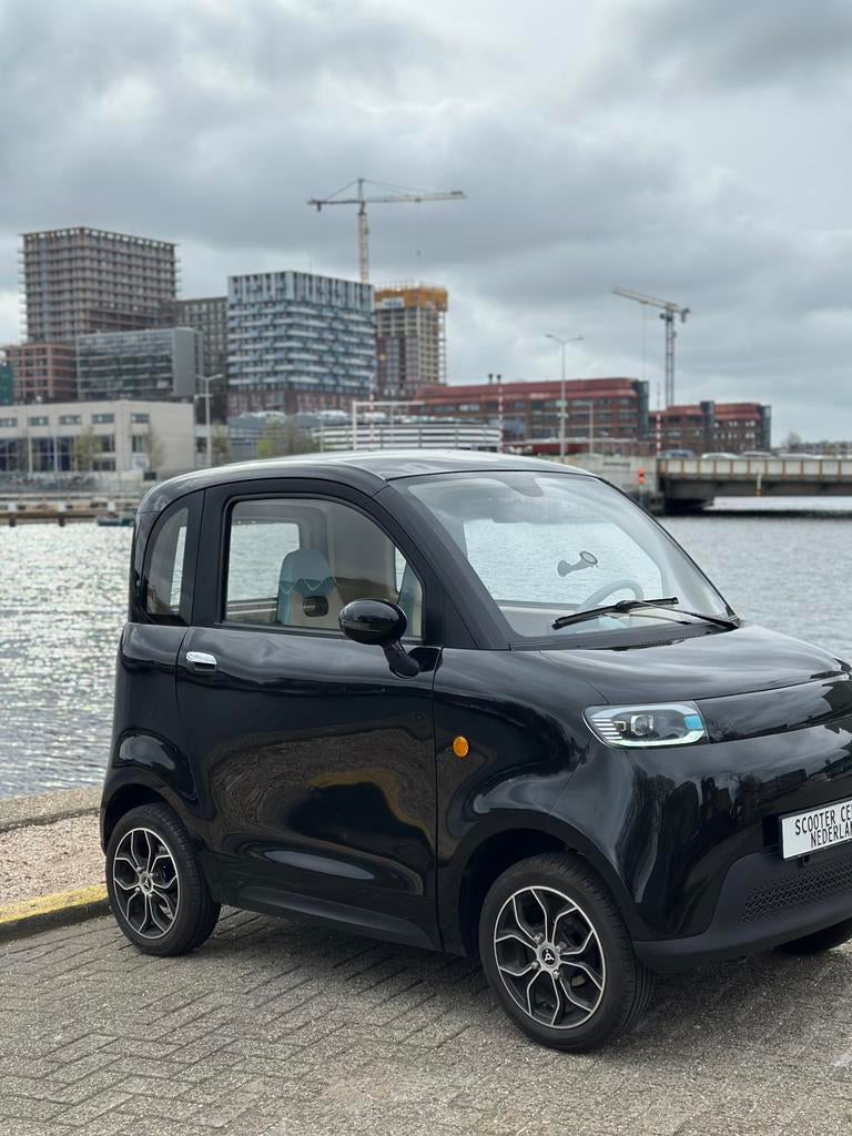 Citycar A05 Zwart 2025 3700KM ( minicar ) ( citycar ), Diversen, Zo goed als nieuw, 16 km/u of meer, 46 km of meer, Ophalen