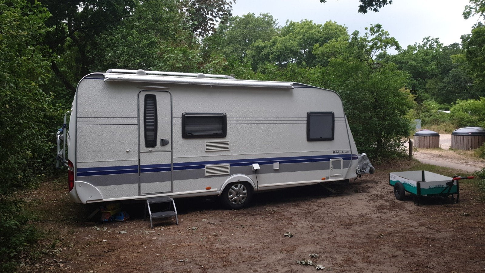 Unieke Hobby De Luxe KMFE 500 (2007) inclusief mover, Kachel, Hobby, Treinzit, Particulier