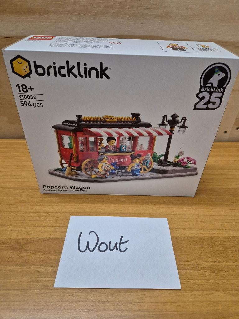 Lego Bricklink 910052 ‘Popcorn Wagon’ (NIEUW!), Ophalen of Verzenden, Nieuw, Complete set, Lego