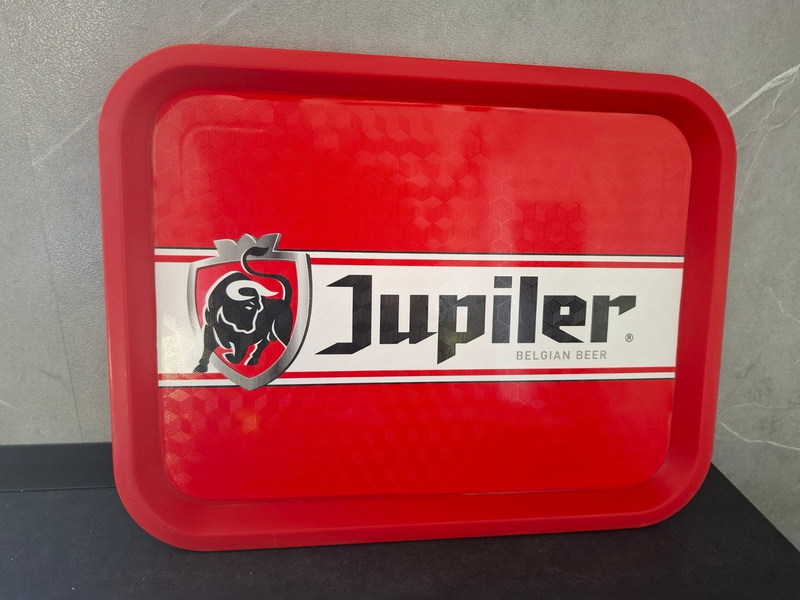 Jupiler Dienblad - Rood, 26,5 x 34,5 cm, Ophalen of Verzenden, Zo goed als nieuw