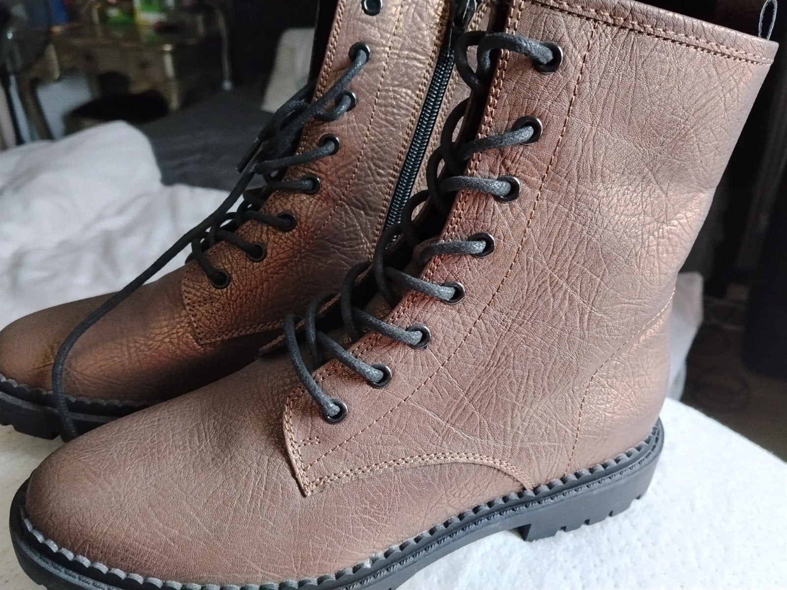 nieuwe dames schoenen, Ophalen, Hoge laarzen, Bruin, Nieuw