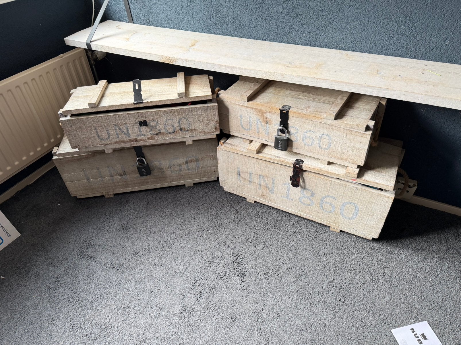 Stoere kisten, Ophalen, Zo goed als nieuw, 50 tot 100 cm, Minder dan 50 cm