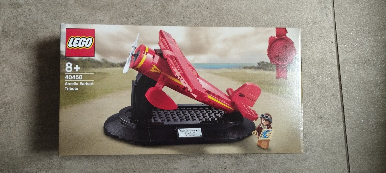 LEGO 40450 Amelia Earhart Tribute Vliegtuig Nieuw, Lego, Nieuw, Ophalen of Verzenden, Complete set