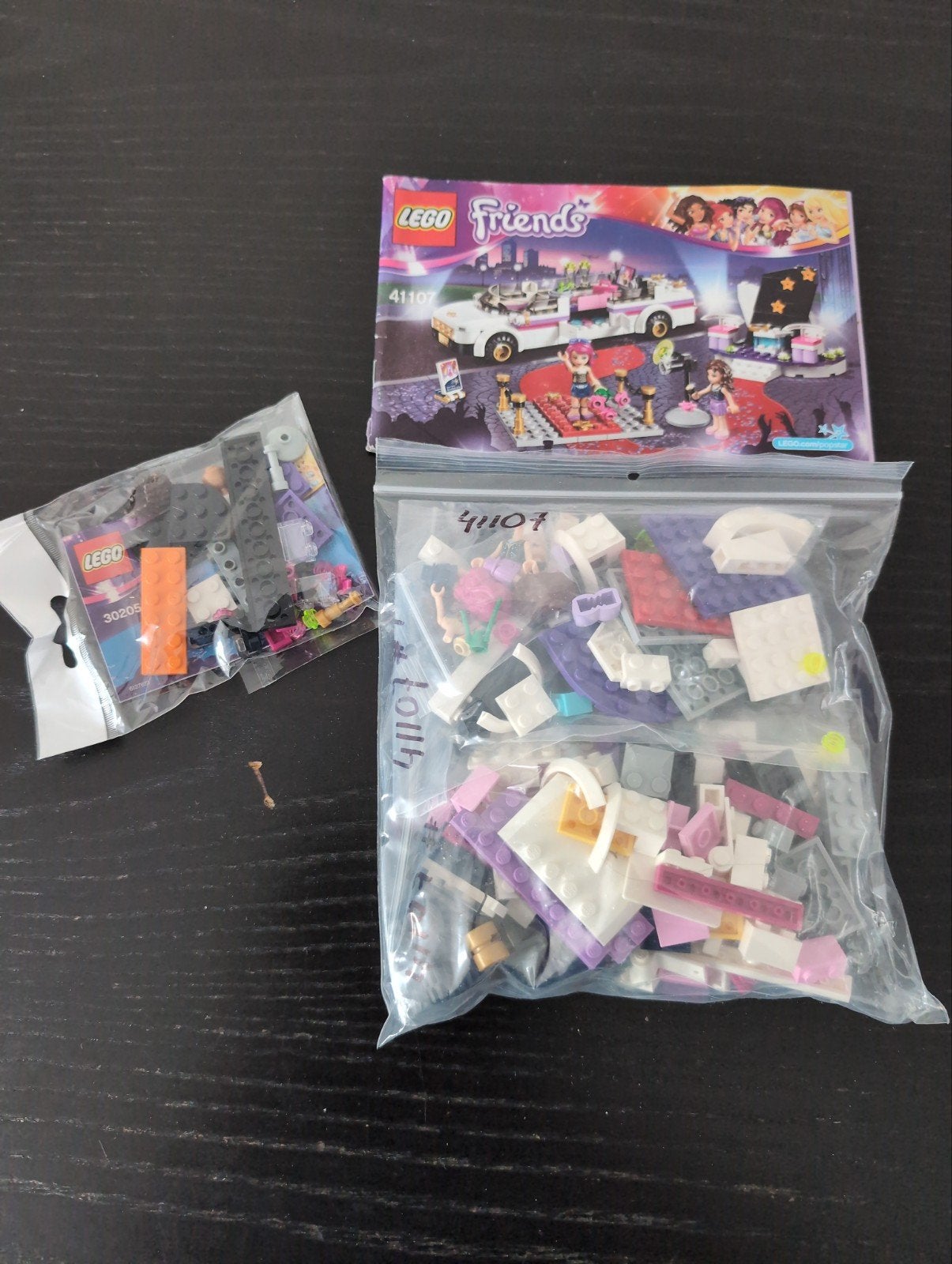 LEGO Friends 41107 Popsterren Limo complete set, Lego, Friends, Ophalen of Verzenden, Zo goed als nieuw