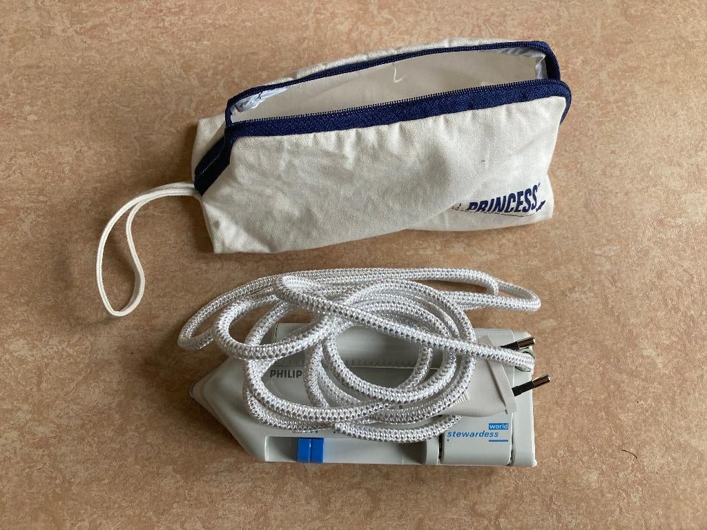 Reis strijkbout Princess - travel iron - Philips Stewardess, Ophalen, Zo goed als nieuw, Strijkijzer met snoer