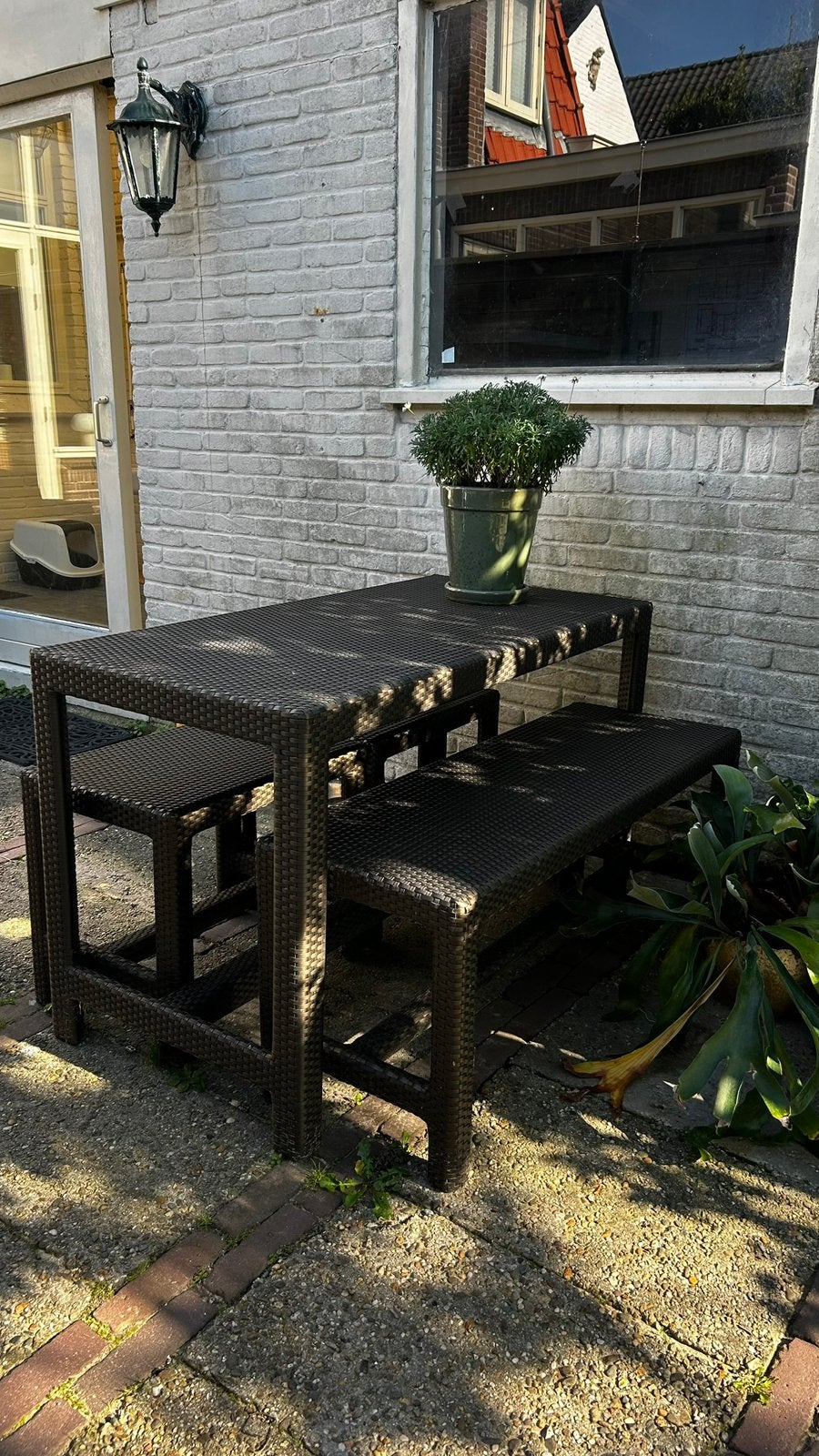Tuinset DEDON, Tuin en Terras, Ophalen, 4 zitplaatsen, Bank, Zo goed als nieuw