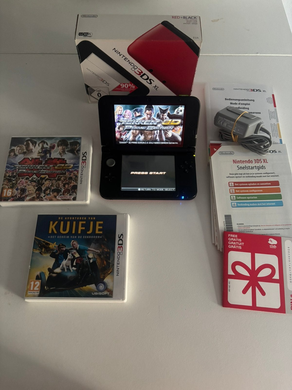 Nintendo 3DS XL, Spelcomputers en Games, Gebruikt, 3DS XL, Ophalen of Verzenden, Met beschermhoes of tas