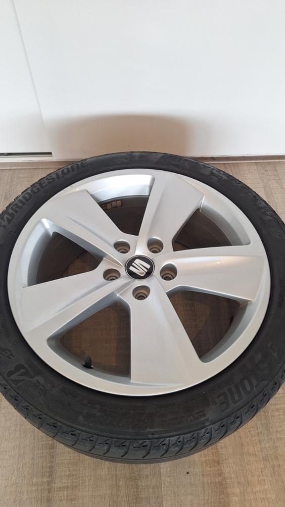 Seat Leon 5F FR Dynamic 17 inch originele velgen, Auto-onderdelen, Banden en Velgen, Gebruikt, Velg(en), 17 inch, Ophalen of Verzenden