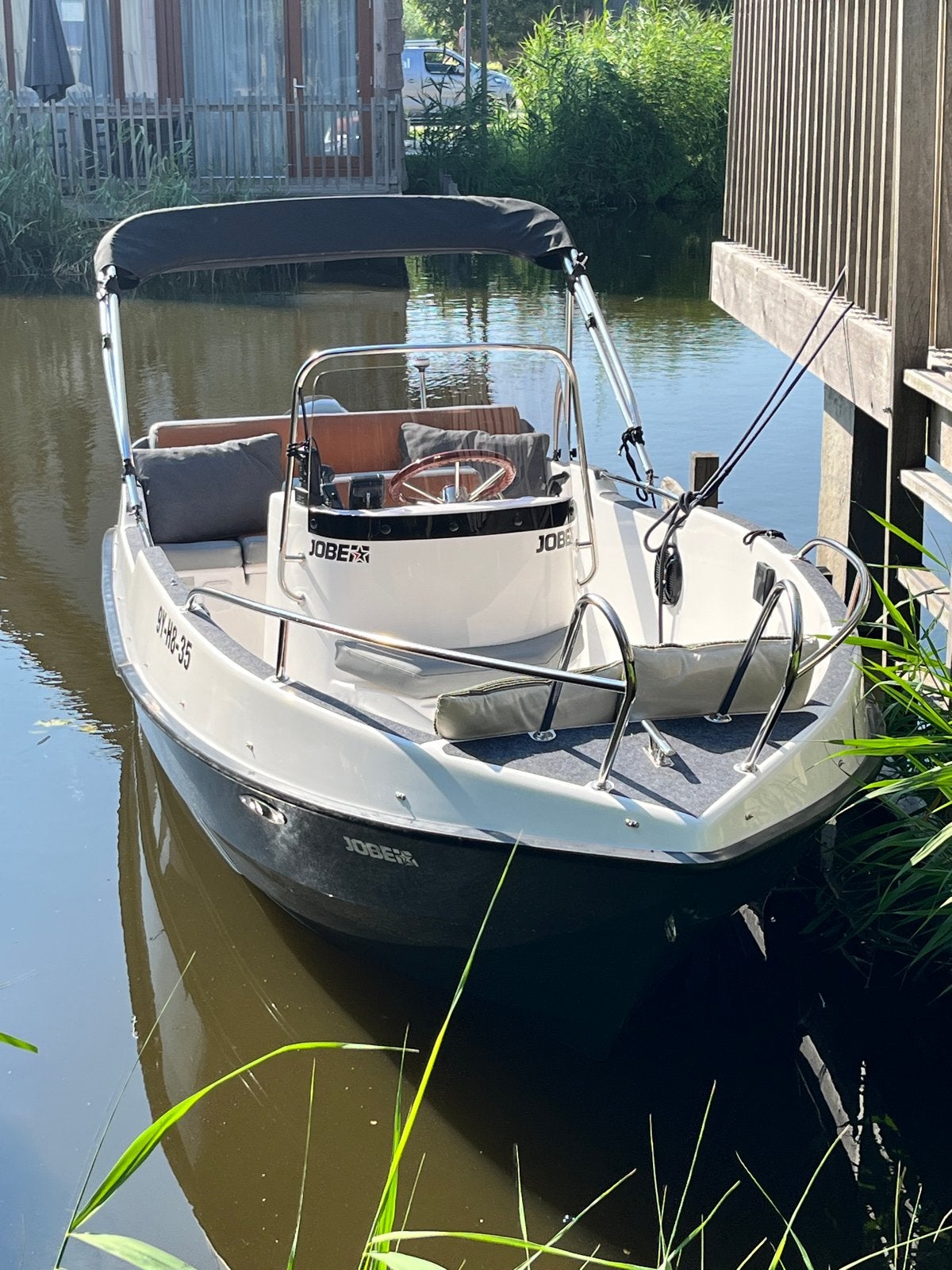 Consoleboot met Tohatsu 30pk buitenboordmotor en trailer, Overige merken, Buitenboordmotor, 5 m, Zo goed als nieuw