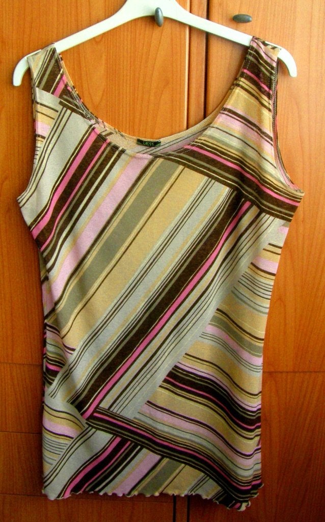 Prachtige LESS stretch blouse jurkje tuniek lang maat XL, Kleding | Dames, Verzenden, Zo goed als nieuw, Maat 46/48 (XL) of groter