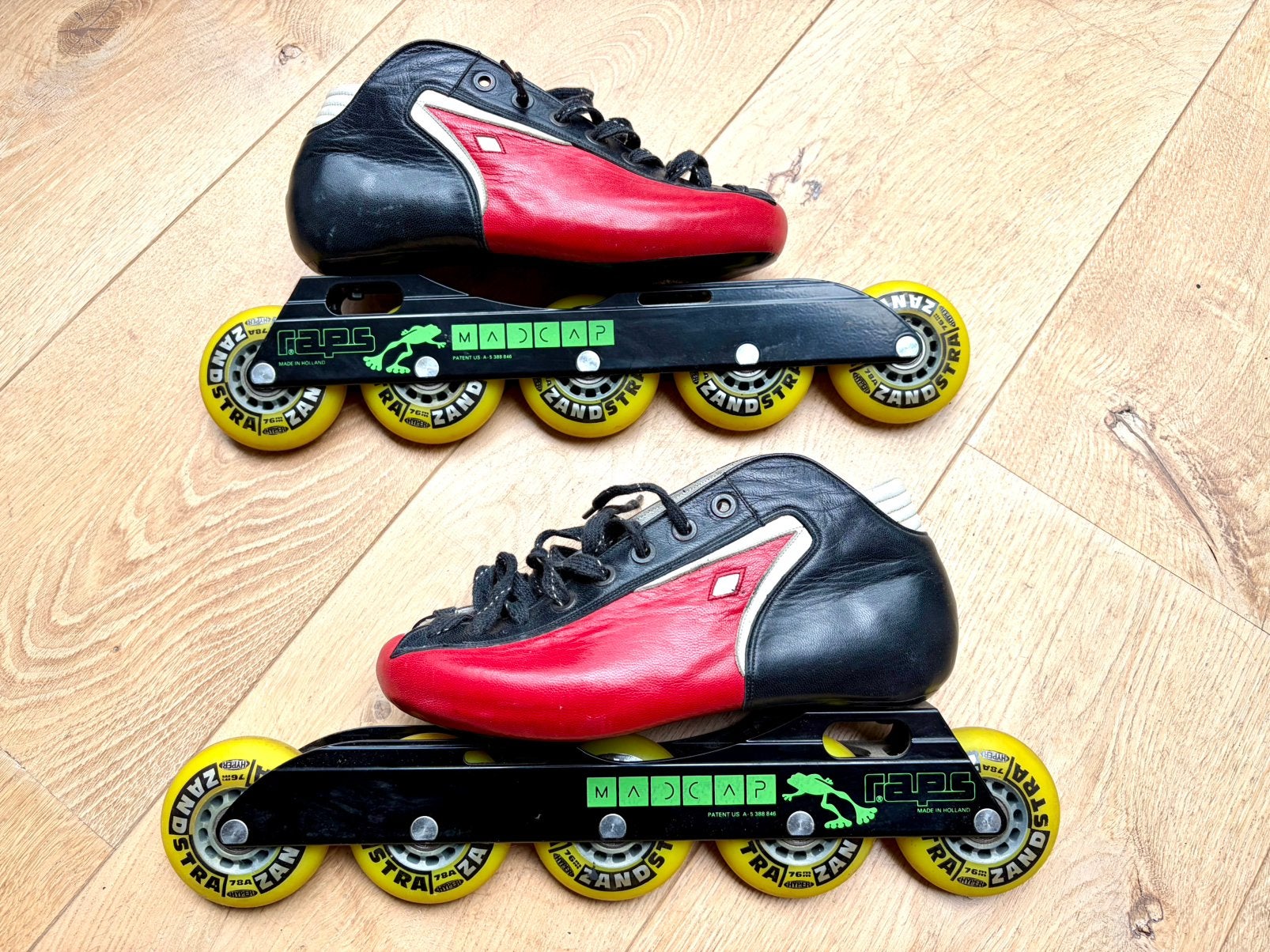 Raps Madcap skeelers, Overige merken, Gebruikt, Inline skates 5 wielen, Ophalen of Verzenden