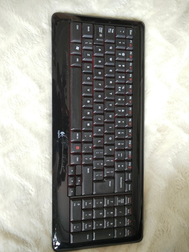 logitech K340 toetsenbord, Computers en Software, Toetsenborden, Ophalen, Logitech, Zo goed als nieuw, Draadloos
