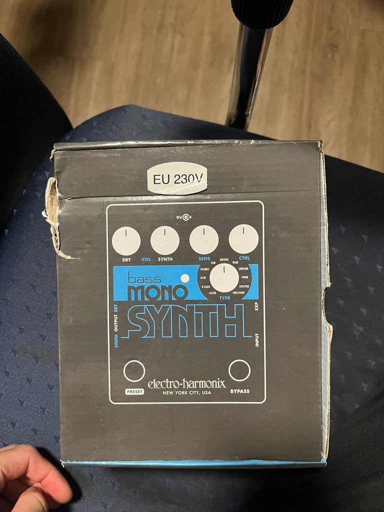 Electro-Harmonix Bass Mono Synth met voeding en doos, Ophalen of Verzenden, Gebruikt, Overige typen