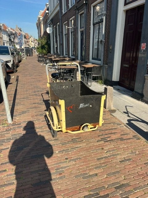 Cangoo bakfiets, Fietsen en Brommers, Terugtraprem, Gebruikt, Goederen, Ophalen