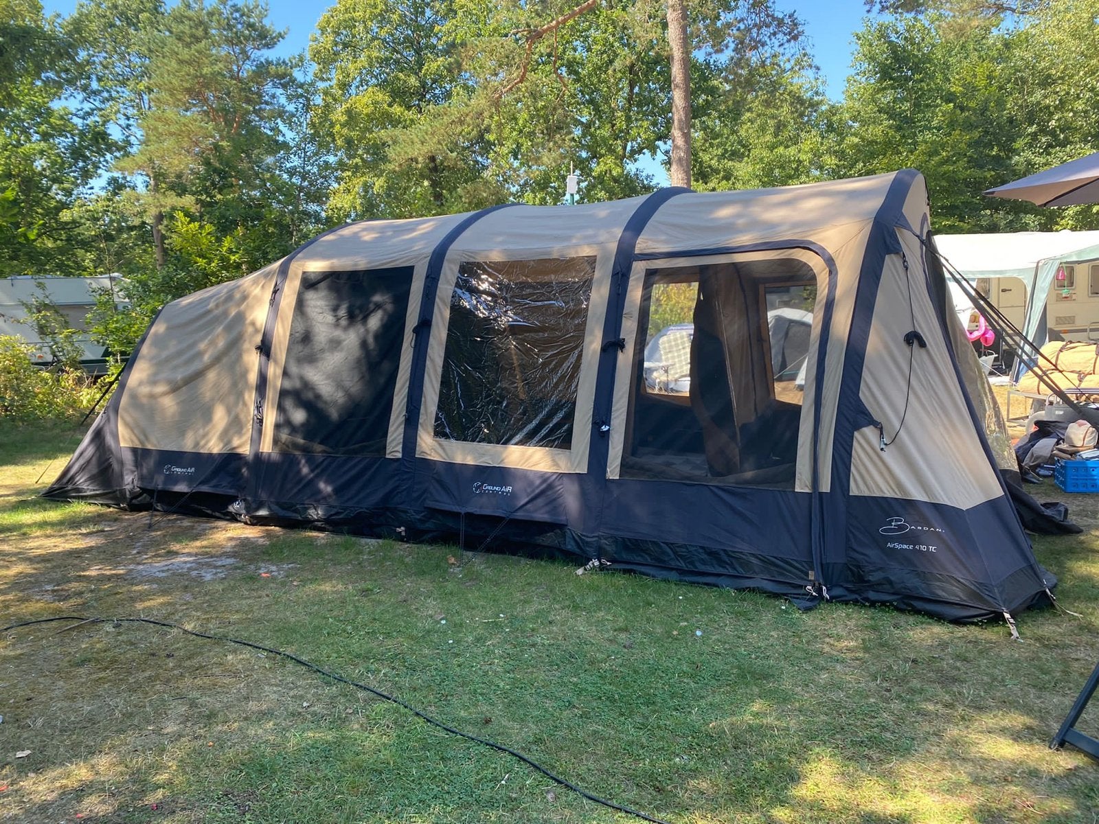 Bardani Airspace 410TC tunneltent met toebehoren, Ophalen, Gebruikt, Tot en met 5