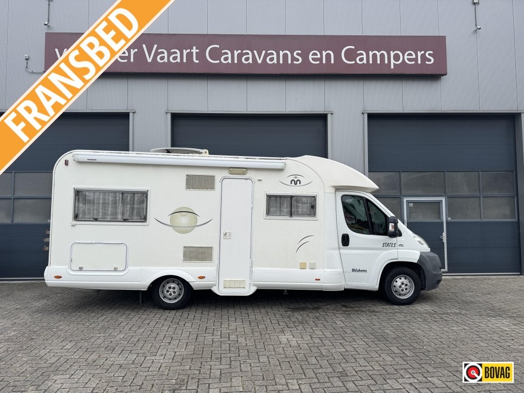 Miller Oklahoma States 700 Vier persoons camper, Fiat, Bedrijf, Luifel, Half-integraal