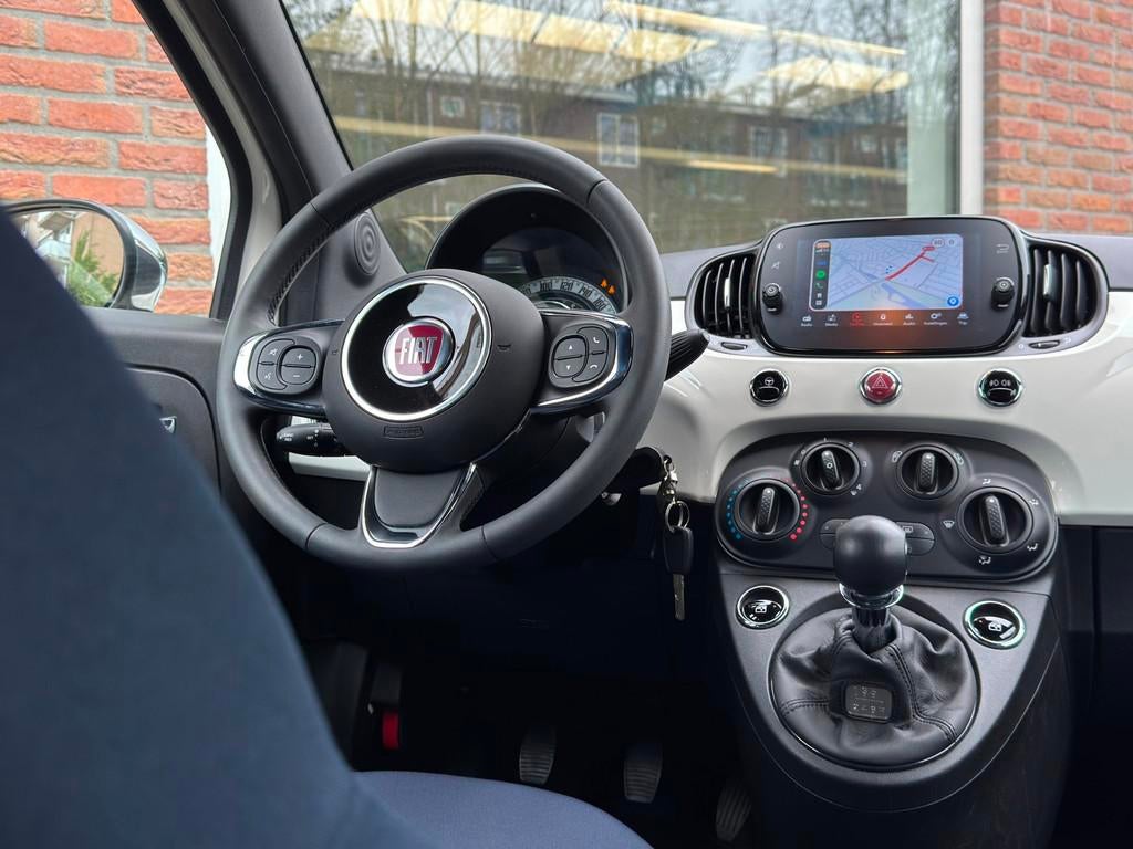 Fiat 500 C 1.0 Hybrid Club | Airco | Cruise | Apple Android, Cabriolet, 4 stoelen, Wit, Origineel Nederlands