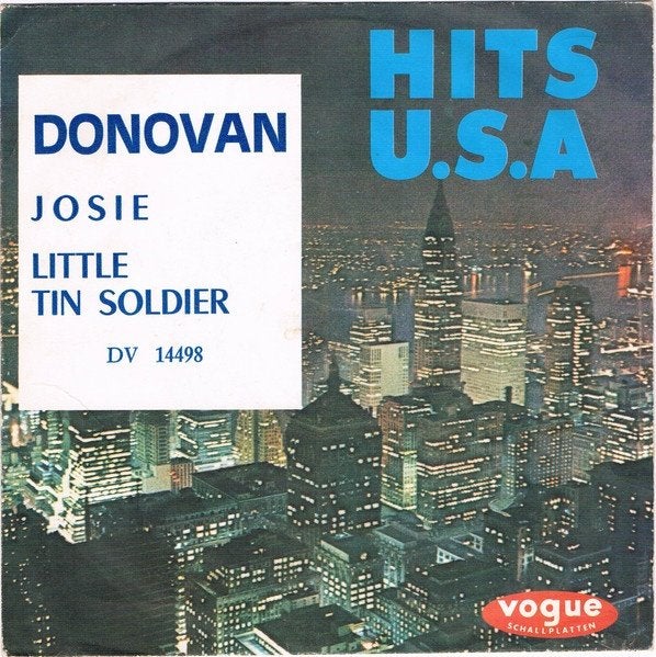 donovan / josie - little tin soldier - folk/world/country, Cd's en Dvd's, Gebruikt, Verzenden, Originele persing, 7 inch