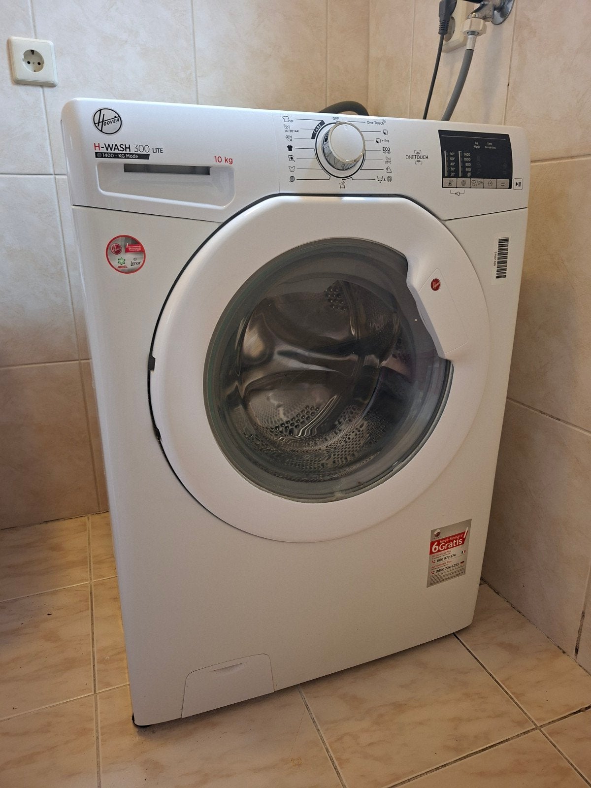 Hoover H-WASH 300 LITE 10 kg wasmachine, Witgoed en Apparatuur, Ophalen of Verzenden