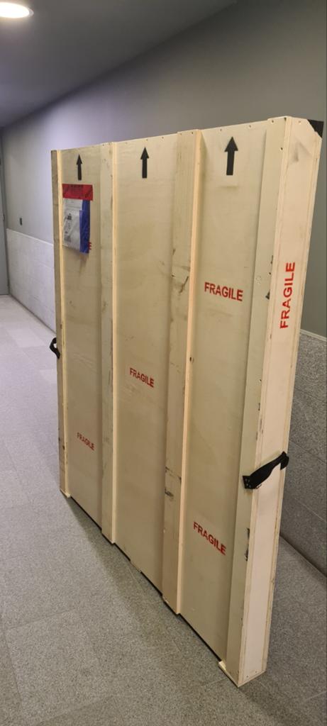 Zo goed als nieuwe houten kist met handvatten, Ophalen, Zo goed als nieuw, Hout