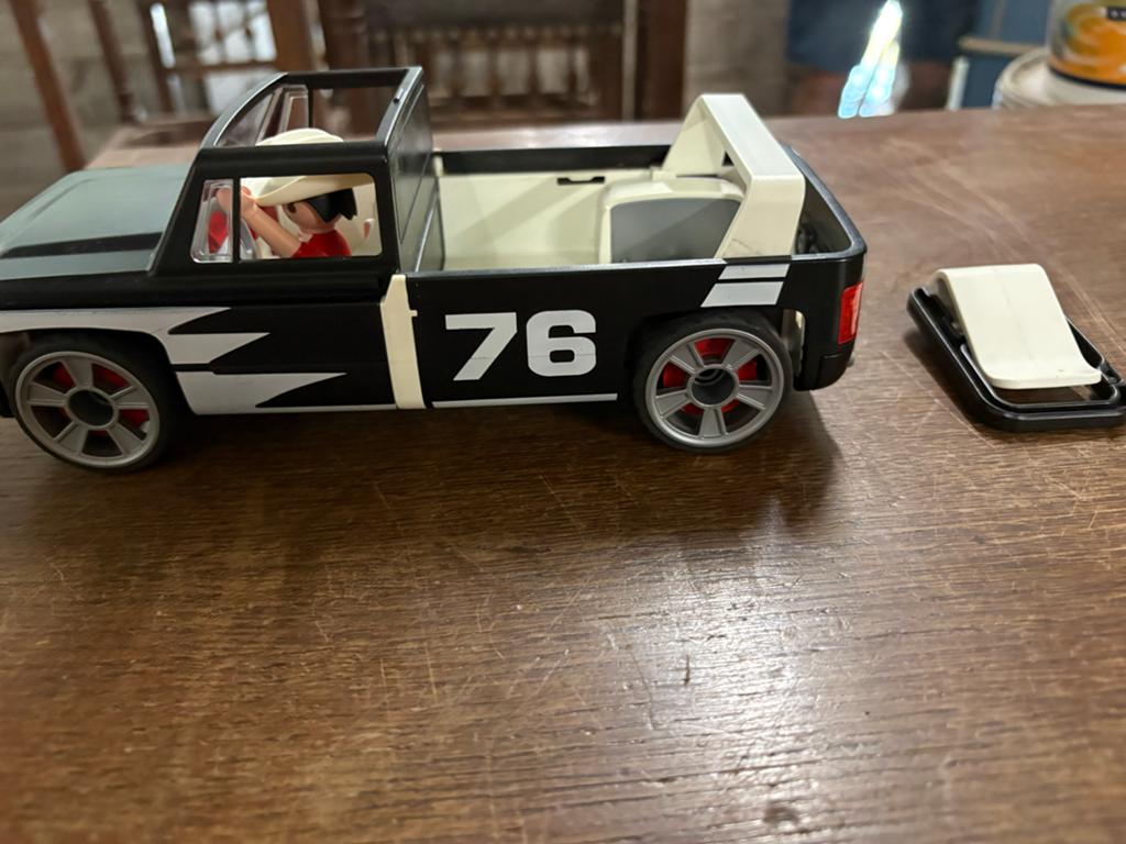 Playmobil auto reisset - Zwart met witte accenten, Ophalen, Gebruikt, Los playmobil