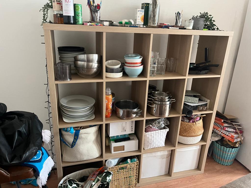Ikea Kallax kast 4x4, Ophalen, 50 tot 100 cm, Zo goed als nieuw, Minder dan 100 cm
