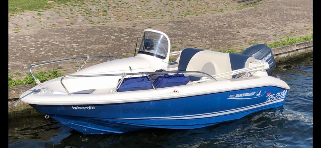 Quicksilver commander 425, 60 pk Honda nieuw, Ophalen, Zo goed als nieuw, Buitenboordmotor, 50 tot 70 pk
