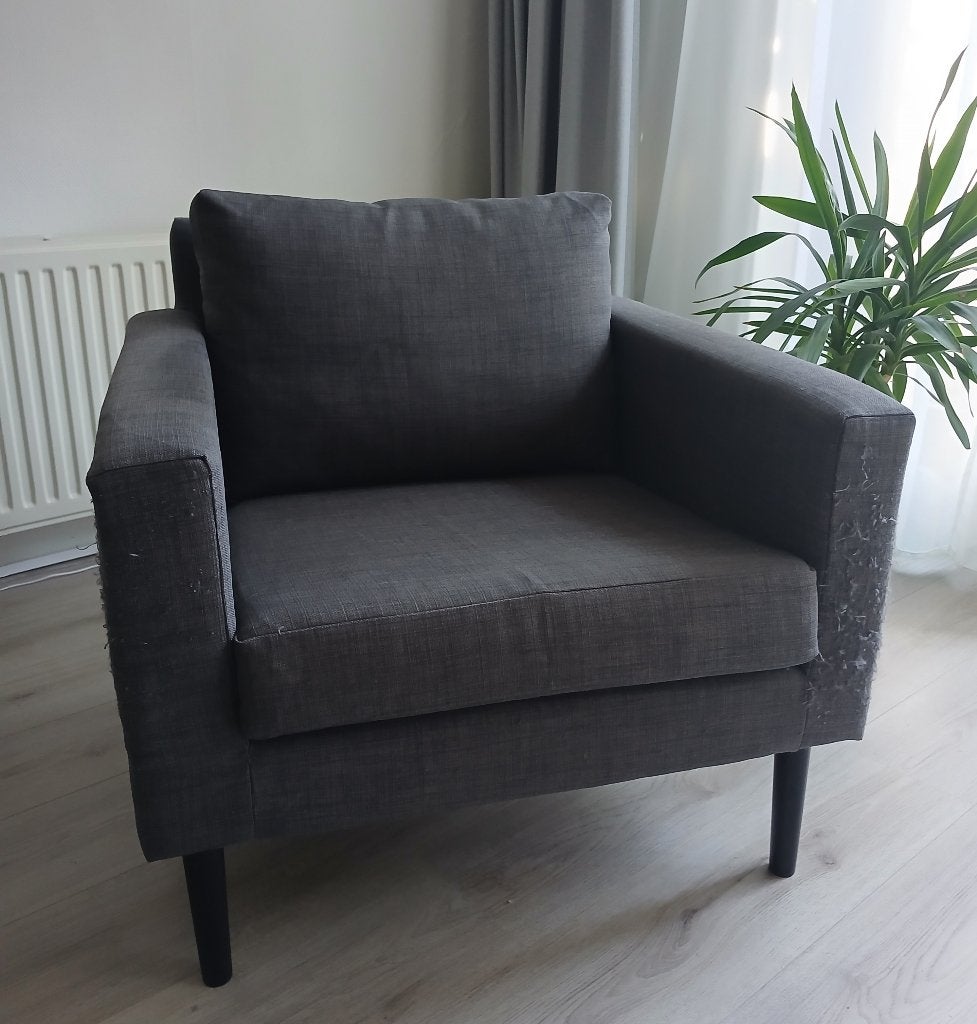 Fauteuil Ikea, Huis en Inrichting, Ophalen, Gebruikt, Minder dan 75 cm, Stof