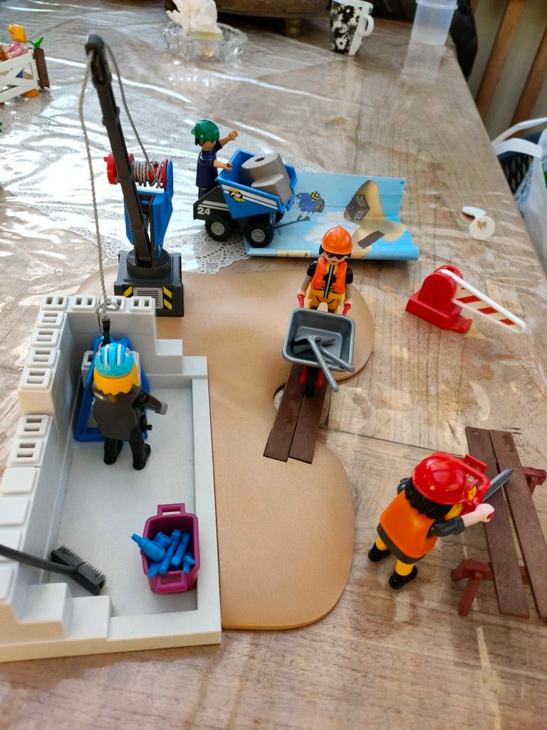 Bouw terrein Playmobil, Ophalen of Verzenden