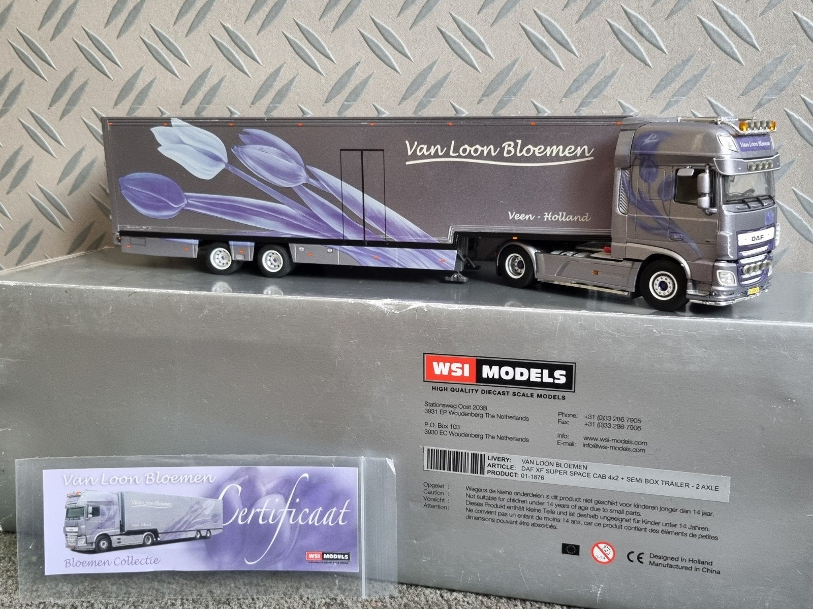 WSI Van Loon Bloemen., Hobby en Vrije tijd, Modelauto's | 1:50, Ophalen of Verzenden, Nieuw, Bus of Vrachtwagen, Wsi