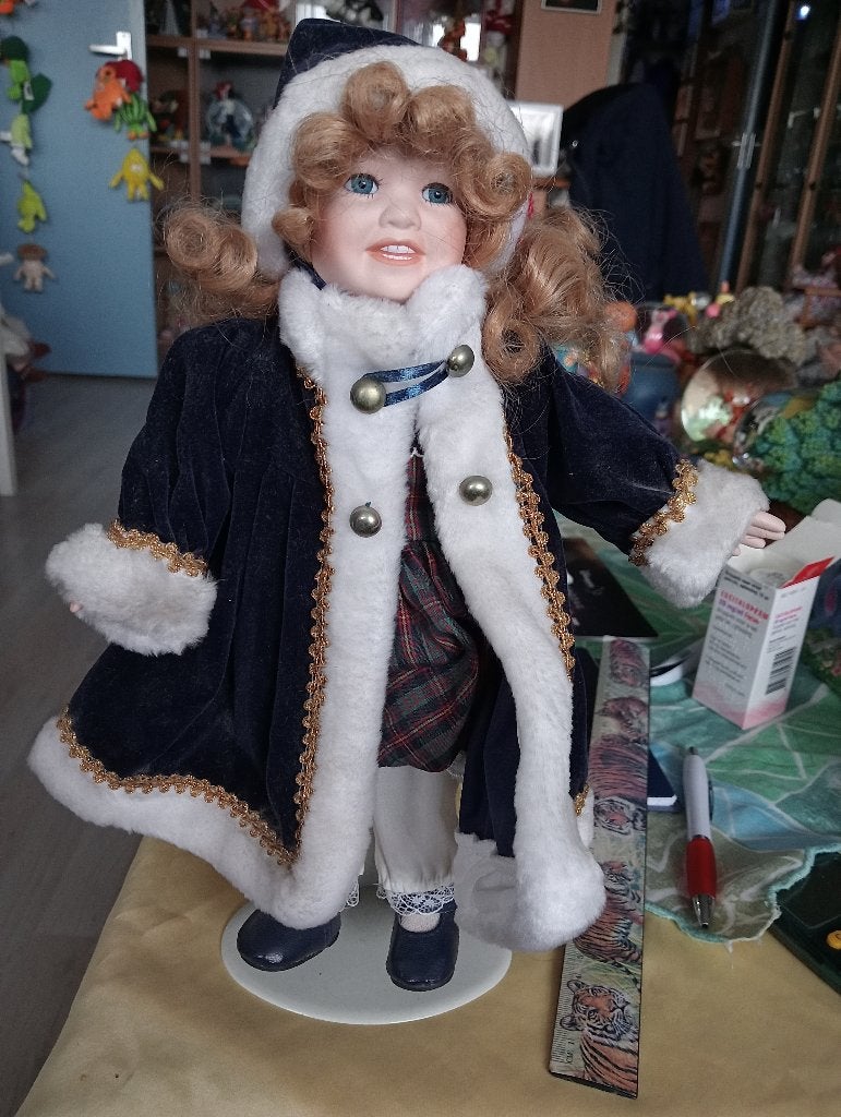 Porseleinen pop, Verzamelen, Ophalen of Verzenden, Zo goed als nieuw, Pop