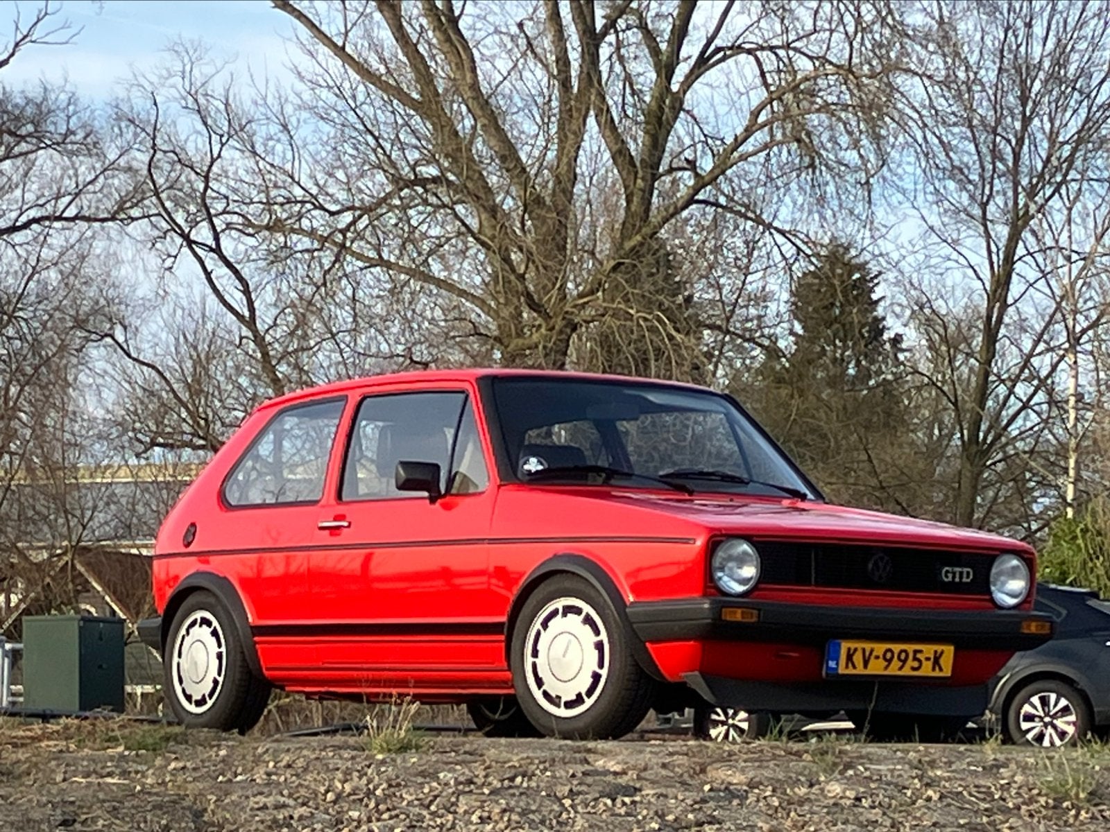 Volkswagen Golf 1.6 GTD 51KW 1983 Rood, Auto's, Volkswagen, Voorwielaandrijving, Stof, 4 cilinders, 840 kg