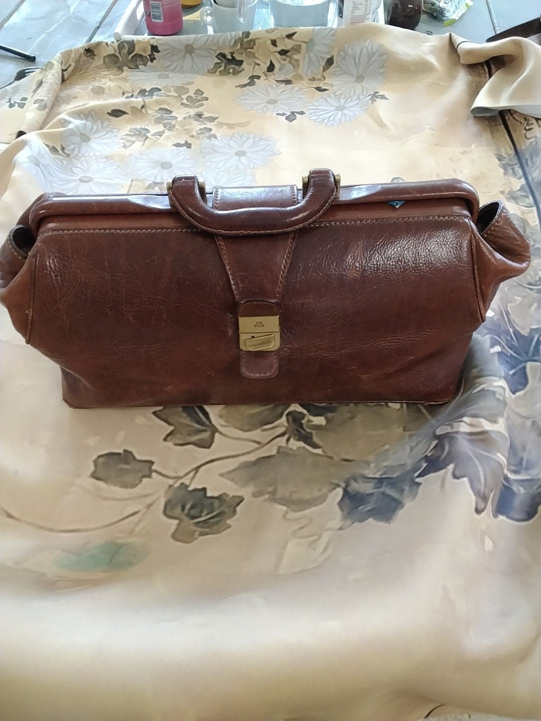 Vintage The Bridge dokterstas/handtas bruin leer, Ophalen, Gebruikt, Bruin, Handtas