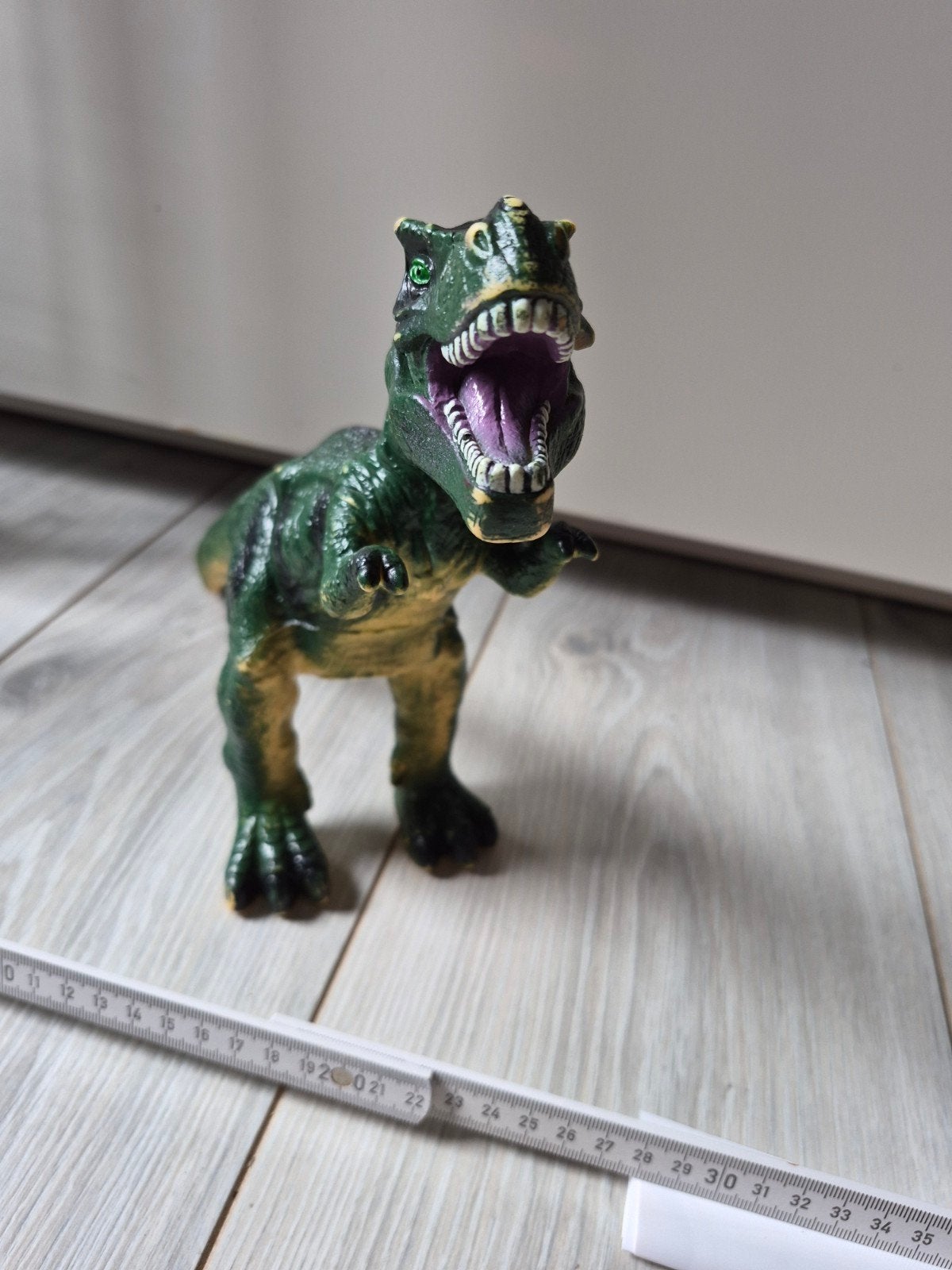 Grote groene T-Rex dinosaurus speelgoedfiguur, Verzenden, Gebruikt, Jongen of Meisje
