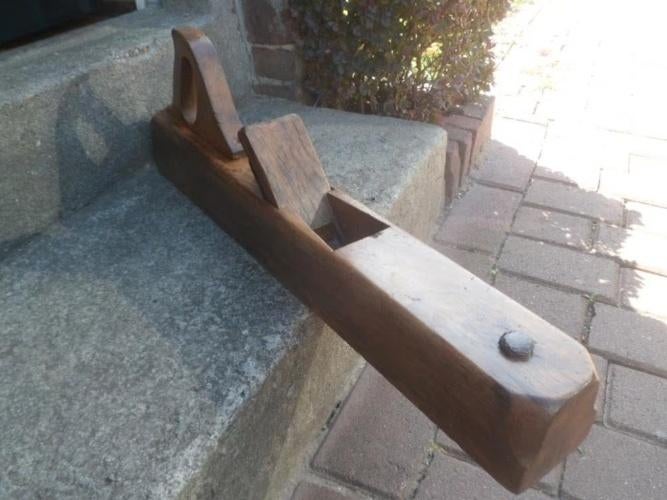 Houten schaaf 60cm reischaaf voorloper houtschaaf blokschaaf, Antiek en Kunst, Antiek | Gereedschap en Instrumenten, Ophalen of Verzenden