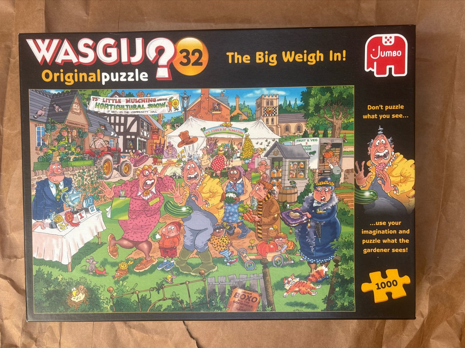Wasgij Original 32: The Big Weigh In! 1000 stukjes, Ophalen, 500 t/m 1500 stukjes, Zo goed als nieuw, Legpuzzel