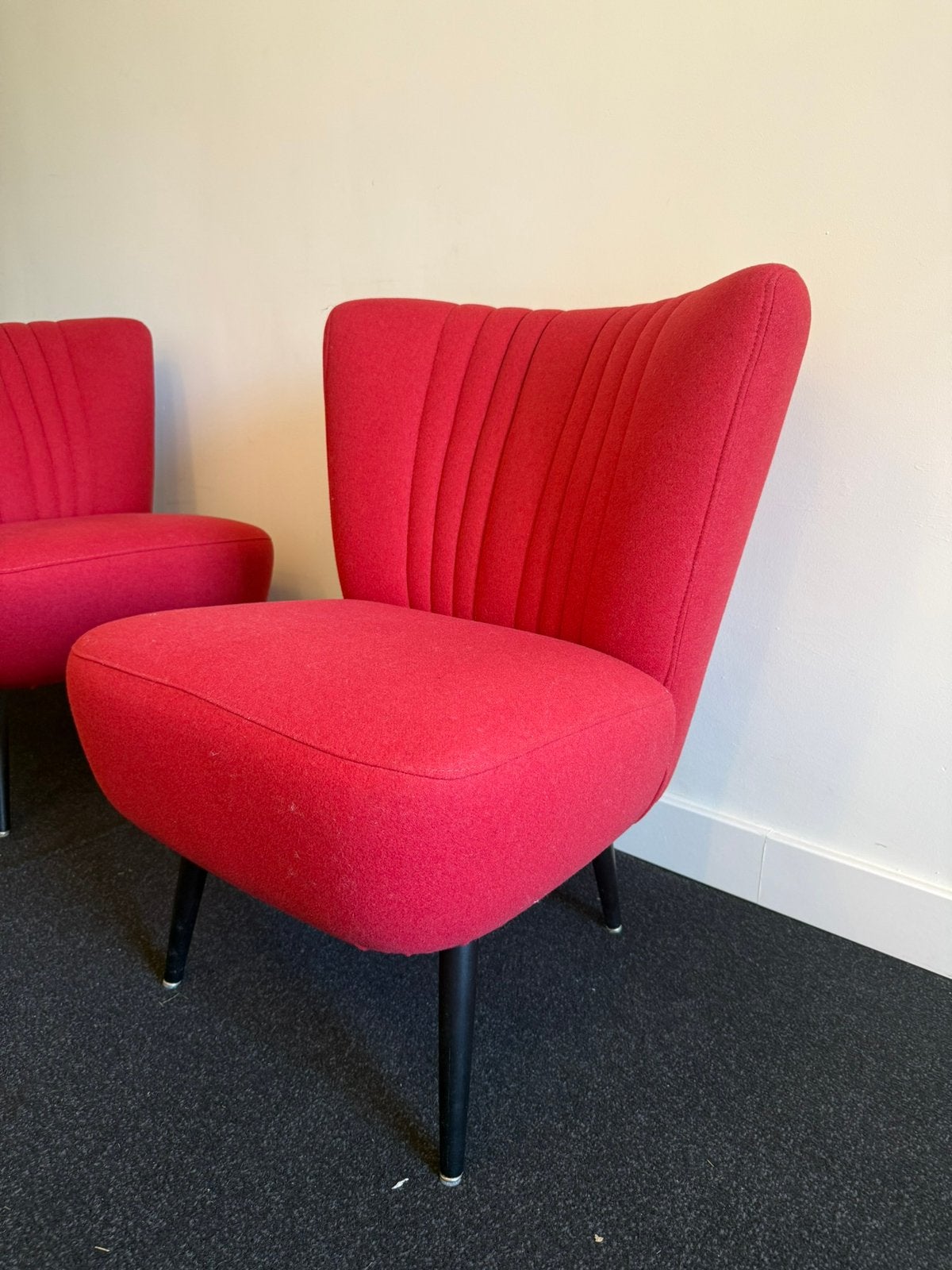 Cocktail chair (2 x), Ophalen of Verzenden, Zo goed als nieuw, 75 tot 100 cm, 50 tot 75 cm